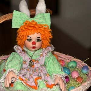Collectable Carrot Rag-A-Muffin porcelain doll